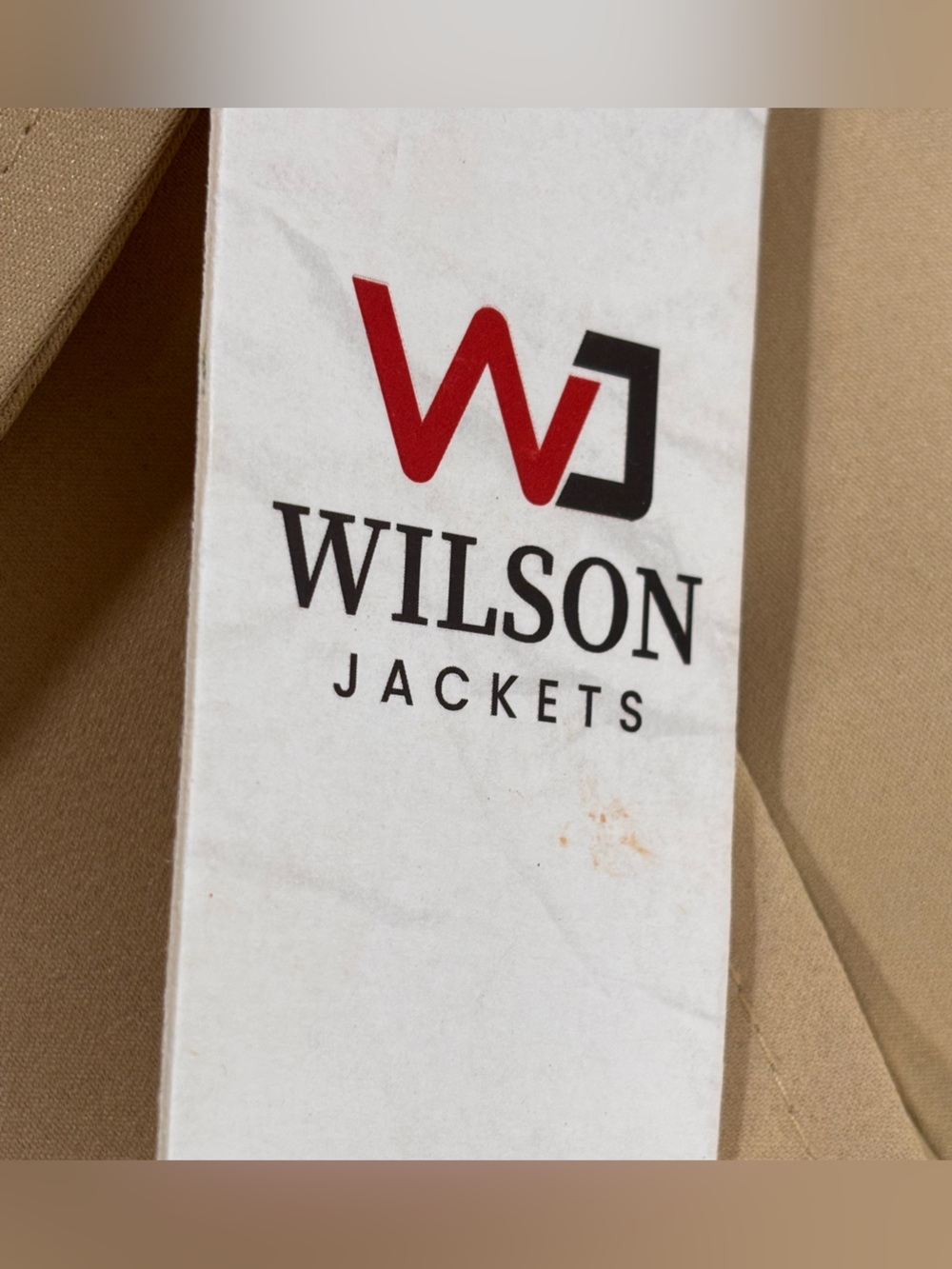 NWT Wilson Jackets Tan Beige Classic Pleated Minimalist Academia Trench Coat M - Picture 7 of 11